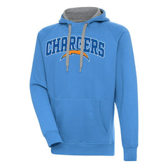 Los Angeles Chargers Antigua Victory Pullover Hoodie - Powder Blue online