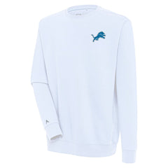 Detroit Lions Antigua Victory Pullover Sweatshirt - White discount