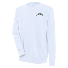 Los Angeles Chargers Antigua Victory Pullover Sweatshirt - White sale