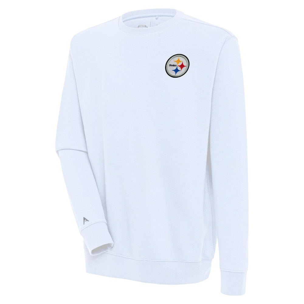 Pittsburgh Steelers Antigua Victory Pullover Sweatshirt - White on sale