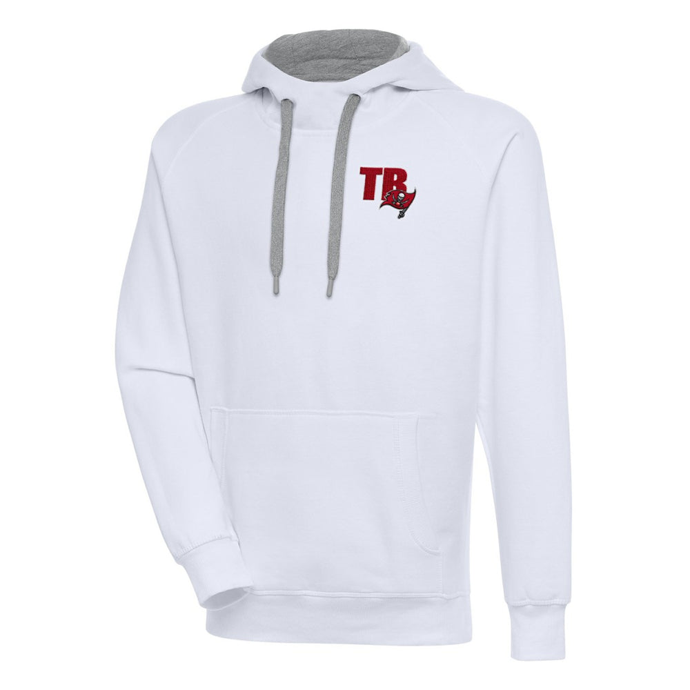Tampa Bay Buccaneers Antigua Victory Pullover Hoodie - White sale