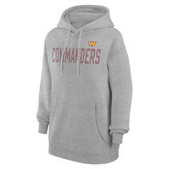Washington Commanders G-III 4Her by Carl Banks Women's Dot Print Pullover Hoodie - Heather Gray cheap
