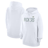 Green Bay Packers G-III 4Her by Carl Banks Women's Dot Print Pullover Hoodie - White outlet
