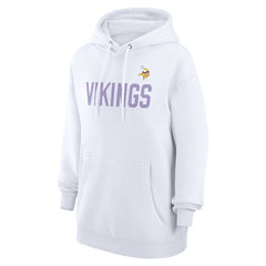 Minnesota Vikings G-III 4Her by Carl Banks Women's Dot Print Pullover Hoodie - White online