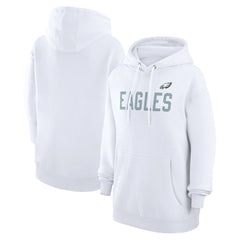 Philadelphia Eagles G-III 4Her by Carl Banks Women's Dot Print Pullover Hoodie - White outlet