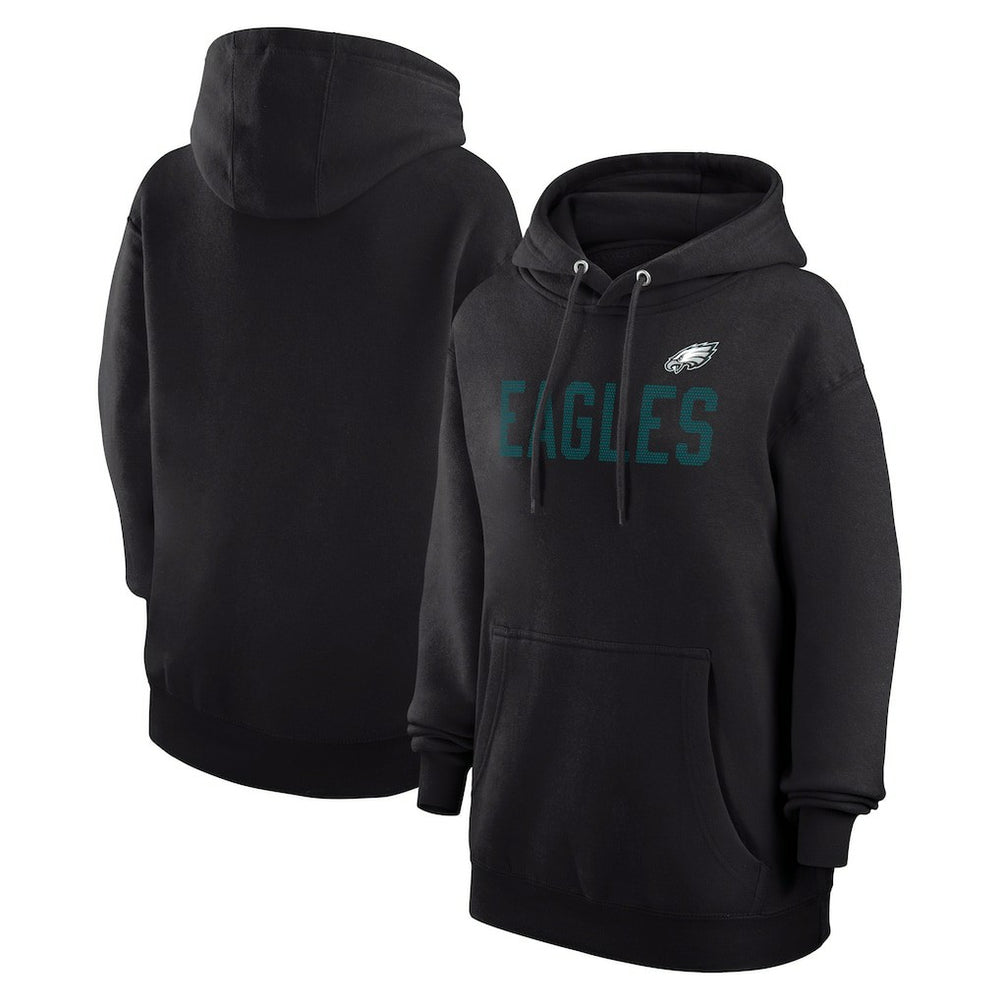 Philadelphia Eagles G-III 4Her by Carl Banks Women's Dot Print Pullover Hoodie - Black discount
