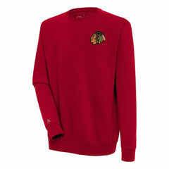 Chicago Blackhawks Antigua Victory Pullover Sweatshirt - Red Sweatshirts