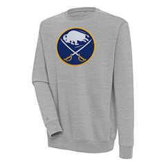 Buffalo Sabres Antigua Victory Pullover Sweatshirt - Heather Gray Sweatshirts