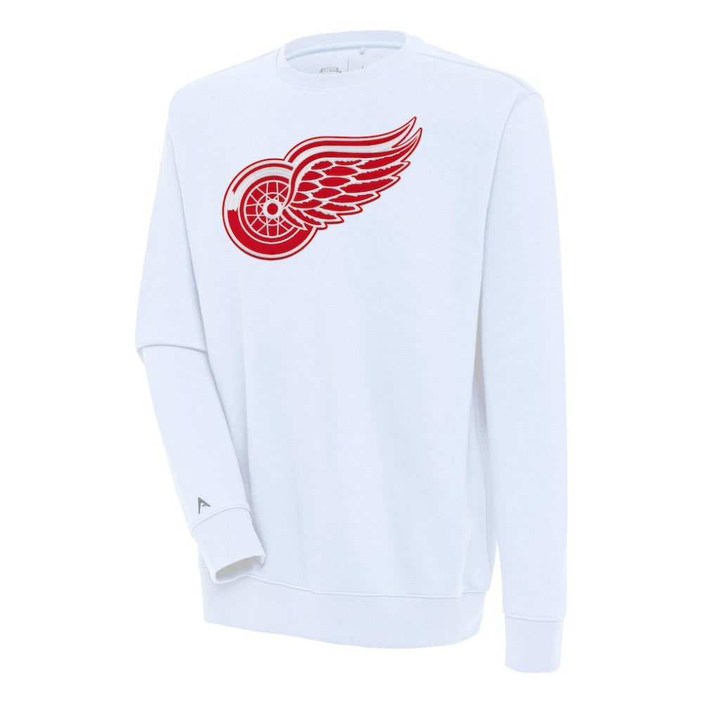 Detroit Red Wings Antigua Victory Pullover Sweatshirt - White Sweatshirts
