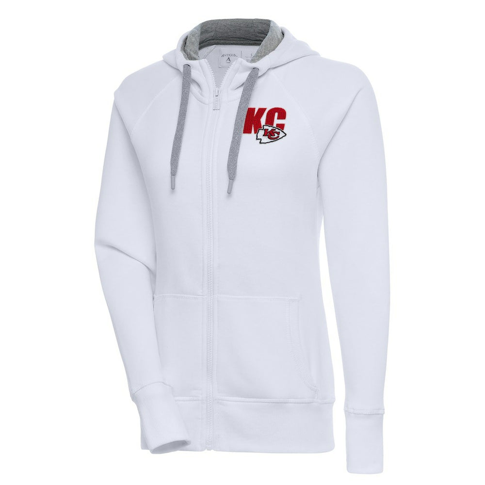 Kansas City Chiefs Antigua Women's Victory Full-Zip Hoodie - White online