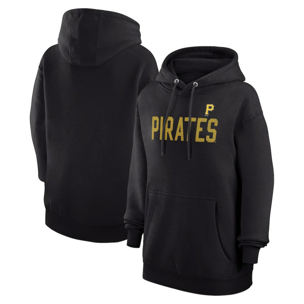 Pittsburgh Pirates G-III 4Her by Carl Banks Women's Dot Print Pullover Hoodie Black