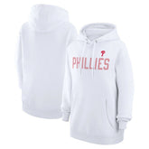 Philadelphia Phillies G-III 4Her by Carl Banks Women's Dot Print Pullover Hoodie White