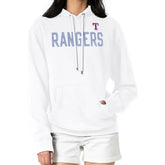 Texas Rangers G-III 4Her by Carl Banks Women's Dot Print Pullover Hoodie White
