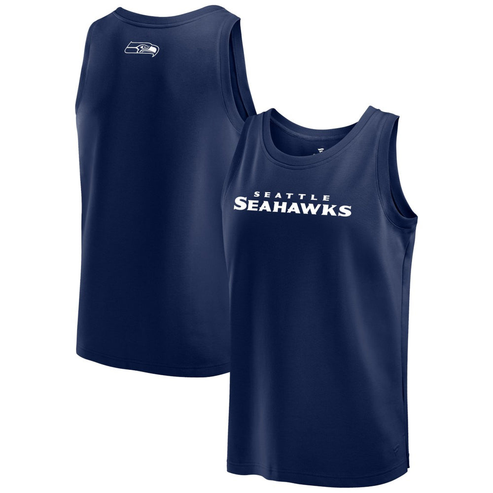 Seattle Seahawks Elements Tank Top - College Navy sale