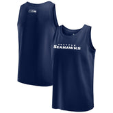 Seattle Seahawks Elements Tank Top - College Navy sale