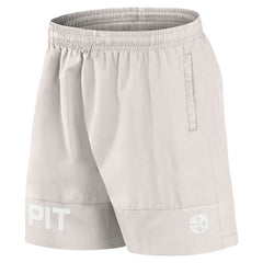 Pittsburgh Steelers Elements Shorts - Cream outlet