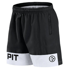 Pittsburgh Steelers Elements Shorts - Black cheap