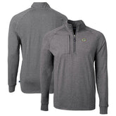 Green Bay Packers Cutter & Buck Big & Tall Adapt Eco Knit Quarter-Zip Pullover Top - Heather Black discount