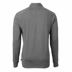 Green Bay Packers Cutter & Buck Big & Tall Adapt Eco Knit Quarter-Zip Pullover Top - Heather Black discount