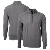 Minnesota Vikings Cutter & Buck Big & Tall Adapt Eco Knit Quarter-Zip Pullover Top - Heather Black discount