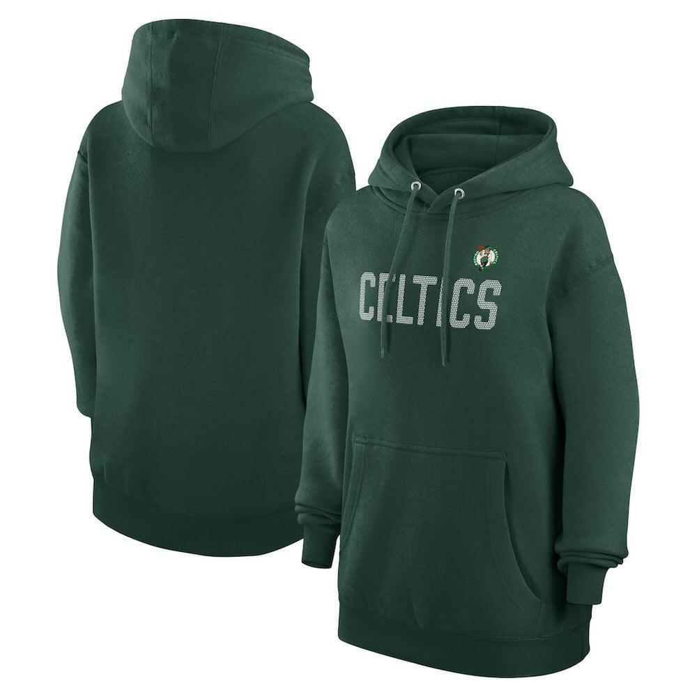 Boston Celtics G-III 4Her by Carl Banks Women's Dot Print Pullover Hoodie - Kelly Green on sale