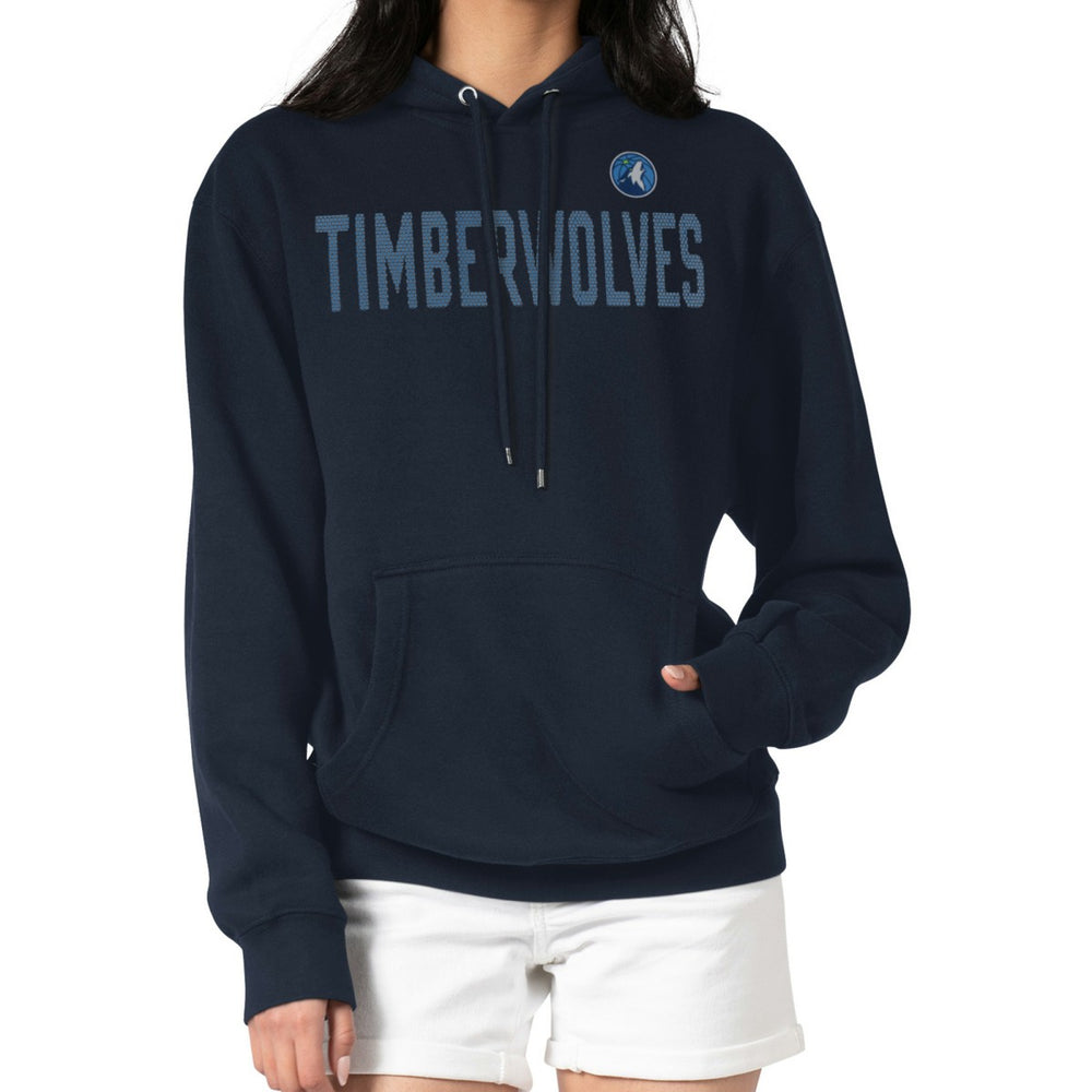 Minnesota Timberwolves G-III 4Her by Carl Banks Women's Dot Print Pullover Hoodie - Navy discount