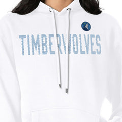 Minnesota Timberwolves G-III 4Her by Carl Banks Women's Dot Print Pullover Hoodie - White sale