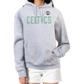 Boston Celtics G-III 4Her by Carl Banks Women's Dot Print Pullover Hoodie - Heather Gray online