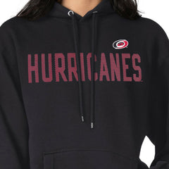Carolina Hurricanes G-III 4Her by Carl Banks Women's Dot Print Pullover Hoodie - Black Hoodies