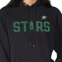 Dallas Stars G-III 4Her by Carl Banks Women's Dot Print Pullover Hoodie - Black Hoodies