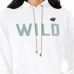 Minnesota Wild G-III 4Her by Carl Banks Women's Dot Print Pullover Hoodie - White Hoodies