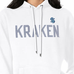 Seattle Kraken G-III 4Her by Carl Banks Women's Dot Print Pullover Hoodie - White Hoodies