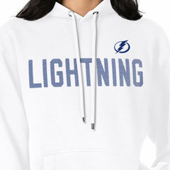 Tampa Bay Lightning G-III 4Her by Carl Banks Women's Dot Print Pullover Hoodie - White Hoodies