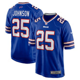 Ty Johnson Buffalo Bills Team Game Jersey - Royal online