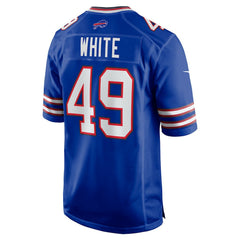 DaShaun White Buffalo Bills Team Game Jersey - Royal discount
