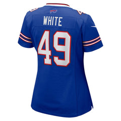 DaShaun White Buffalo Bills Women's Team Game Jersey - Royal for sale