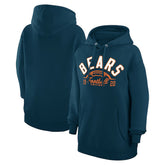 Chicago Bears Starter Unisex Half Ball Team Fleece Pullover Hoodie - Navy on sale
