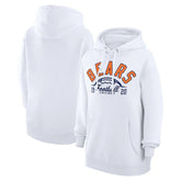 Chicago Bears Starter Unisex Half Ball Team Fleece Pullover Hoodie - White sale