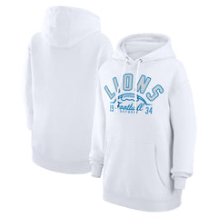 Detroit Lions Starter Unisex Half Ball Team Fleece Pullover Hoodie - White online