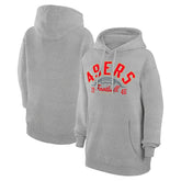 San Francisco 49ers Starter Unisex Half Ball Team Fleece Pullover Hoodie - Heather Gray outlet