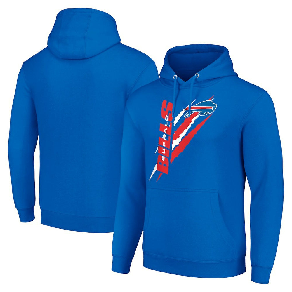 Buffalo Bills Starter Unisex Color Scratch Fleece Pullover Hoodie - Royal online