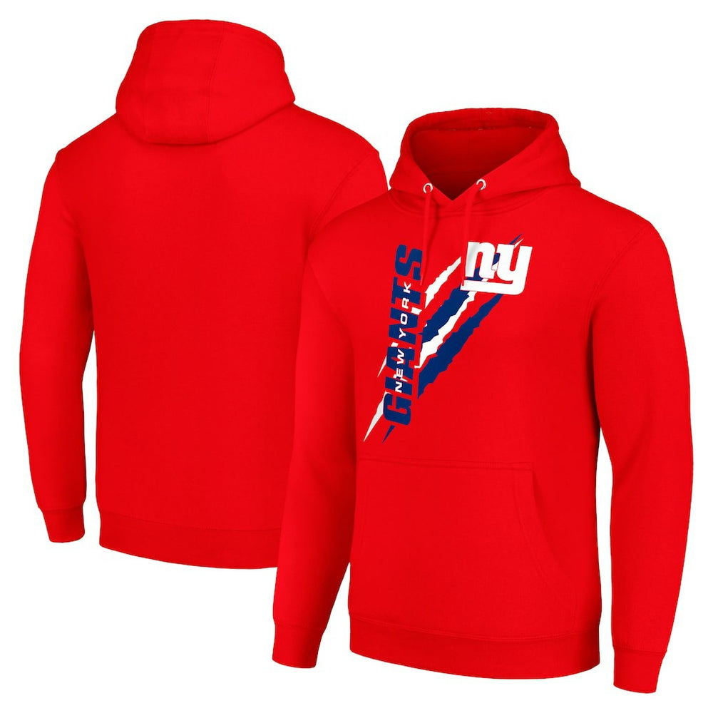 New York Giants Starter Unisex Color Scratch Fleece Pullover Hoodie - Red sale