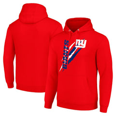New York Giants Starter Unisex Color Scratch Fleece Pullover Hoodie - Red sale