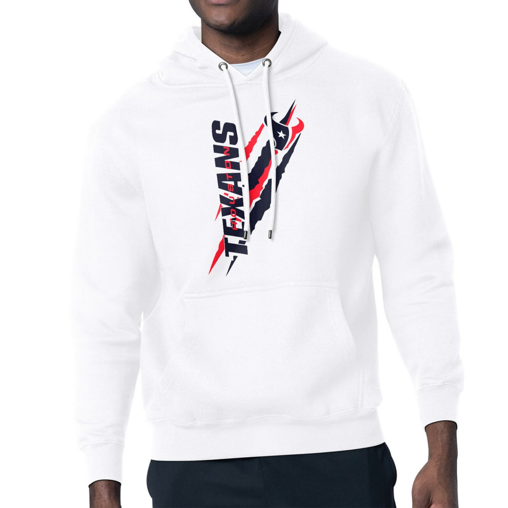 Houston Texans Starter Unisex Color Scratch Fleece Pullover Hoodie - White for sale