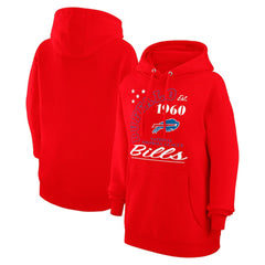 Buffalo Bills Starter Unisex Arch Team Fleece Pullover Hoodie - Red on sale