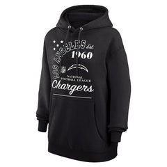 Los Angeles Chargers Starter Unisex Arch Team Fleece Pullover Hoodie - Black on sale