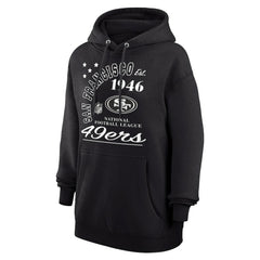 San Francisco 49ers Starter Unisex Arch Team Fleece Pullover Hoodie - Black on sale