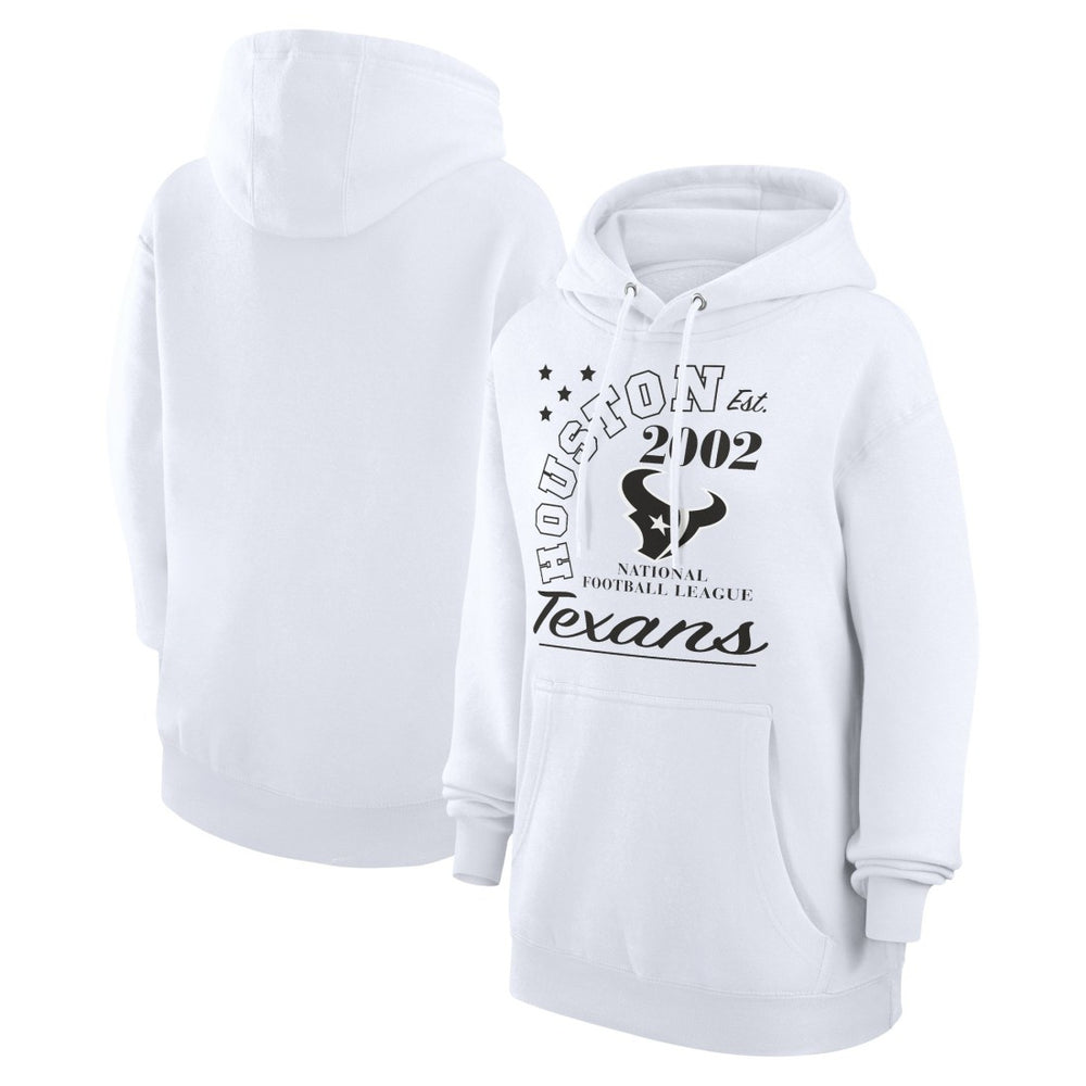 Houston Texans Starter Unisex Arch Team Fleece Pullover Hoodie - White cheap