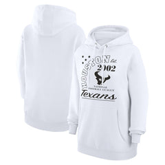 Houston Texans Starter Unisex Arch Team Fleece Pullover Hoodie - White cheap