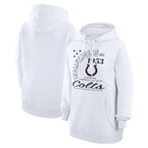 Indianapolis Colts Starter Unisex Arch Team Fleece Pullover Hoodie - White discount